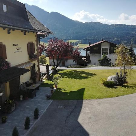 Haus Garz Lägenhet Weissensee Exteriör bild