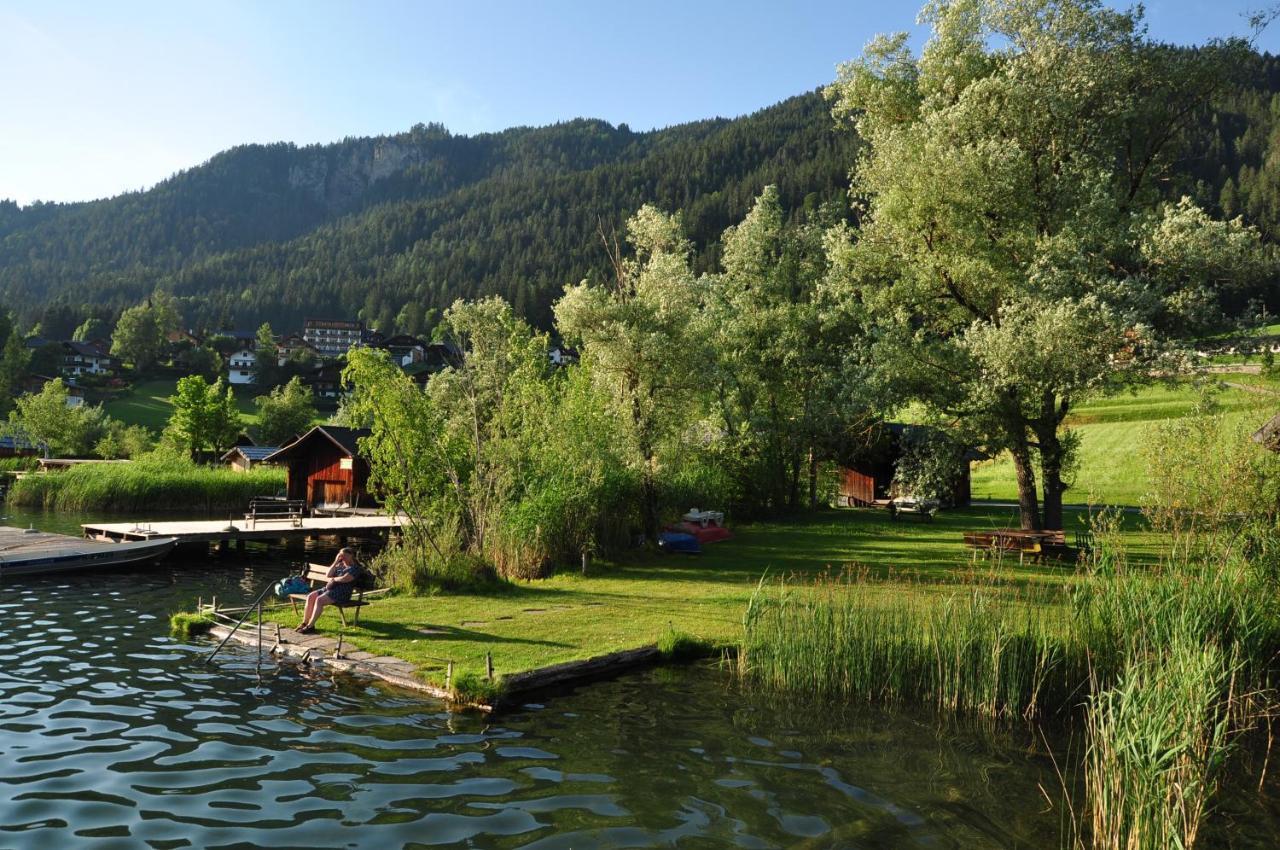Haus Garz Lägenhet Weissensee Exteriör bild