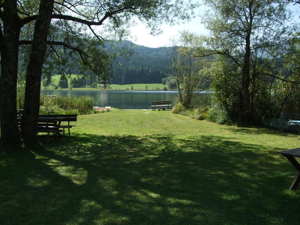 Haus Garz Lägenhet Weissensee Exteriör bild