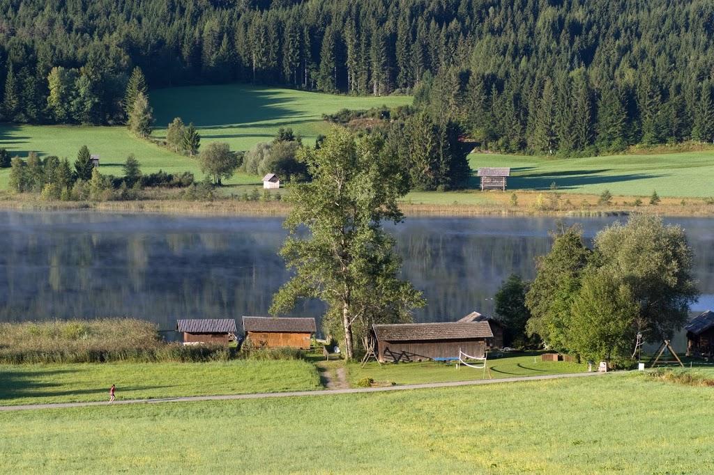 Haus Garz Lägenhet Weissensee Exteriör bild